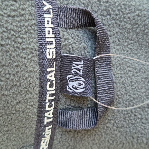 BAERSKIN Tactical Supply Co Dark Green Polyester Fleece XXL Utility Jacket NEW - Picture 8 of 12